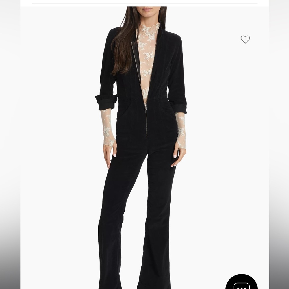 FREE PEOPLE Jayde Long-Sleeve Corduroy Jumpsuit